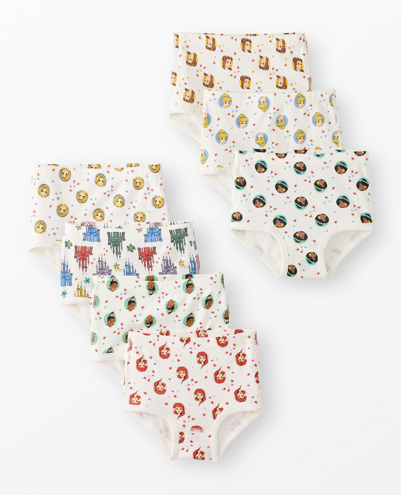 7-Pack Disney Princess Organic Cotton Classic Underwear
