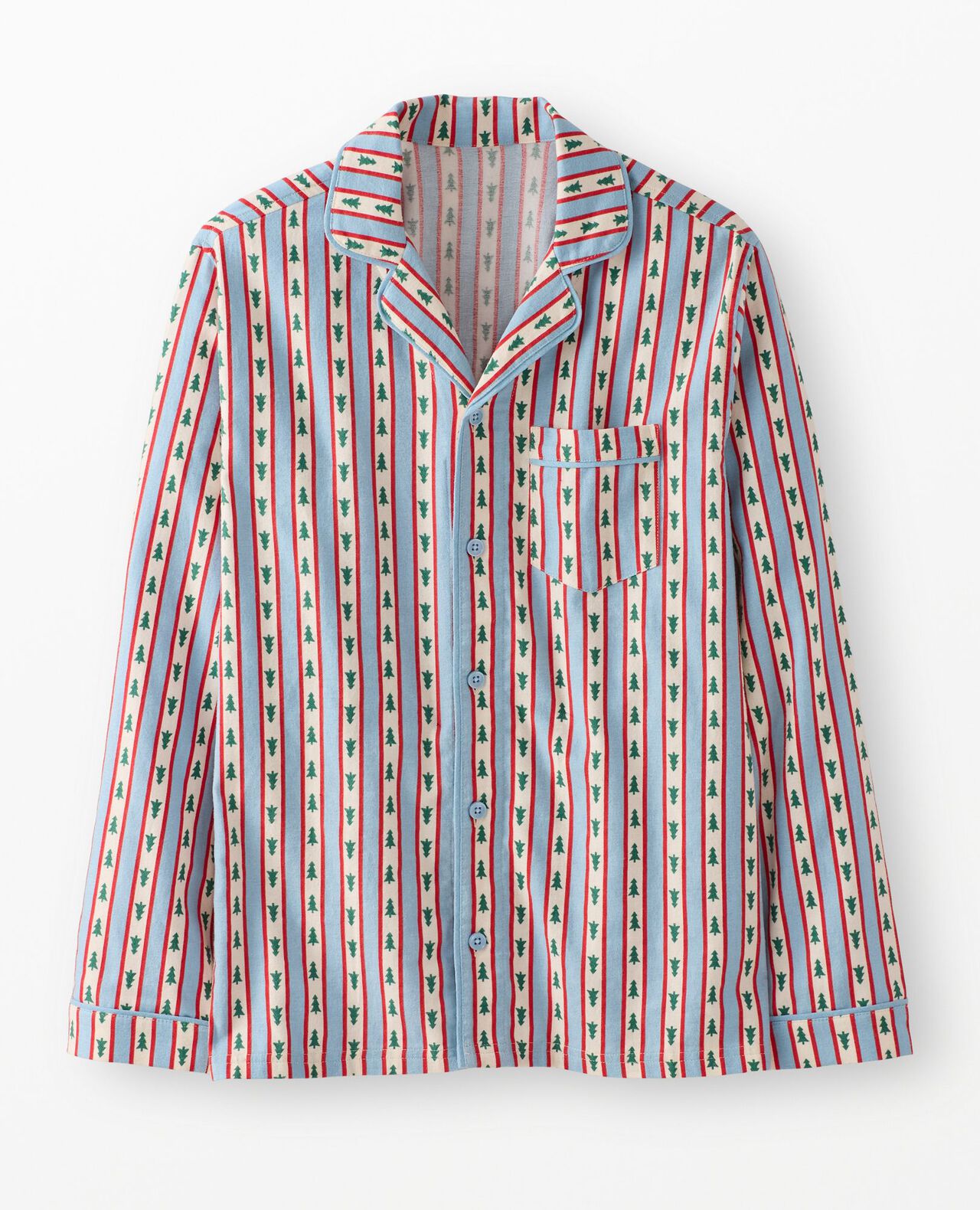 Adult Holiday Flannel Pajama Top