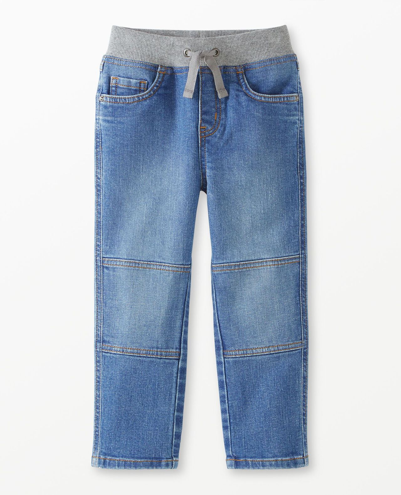 Slim Fit Denim Pull-On Pants