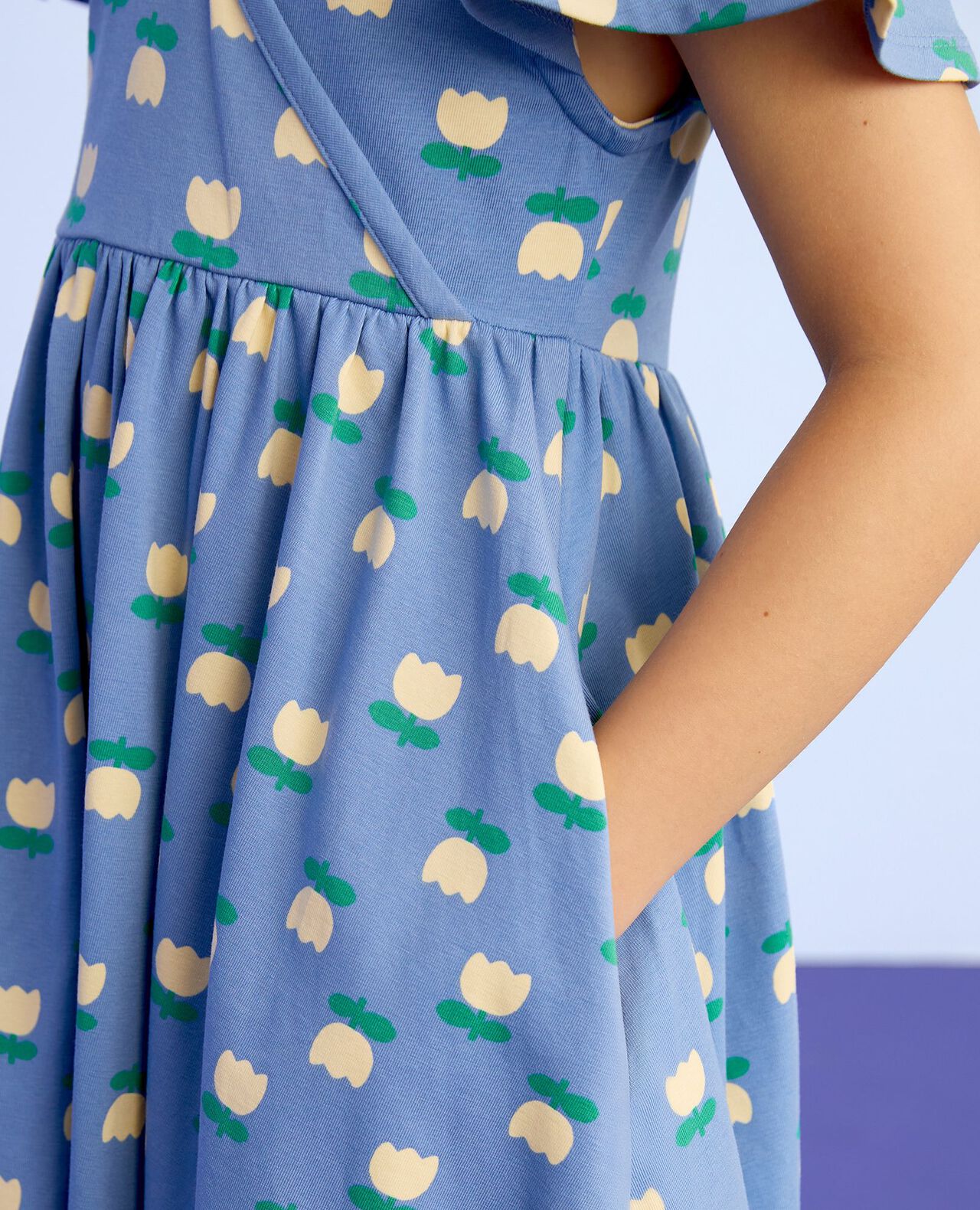 Reversible Skater Dress with Pockets - Image 6
