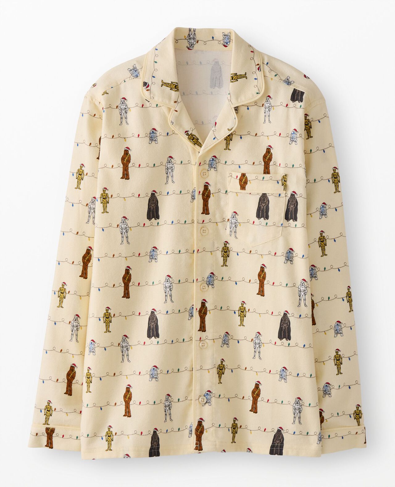 Adult STAR WARS™ Holiday Flannel Pajama Top