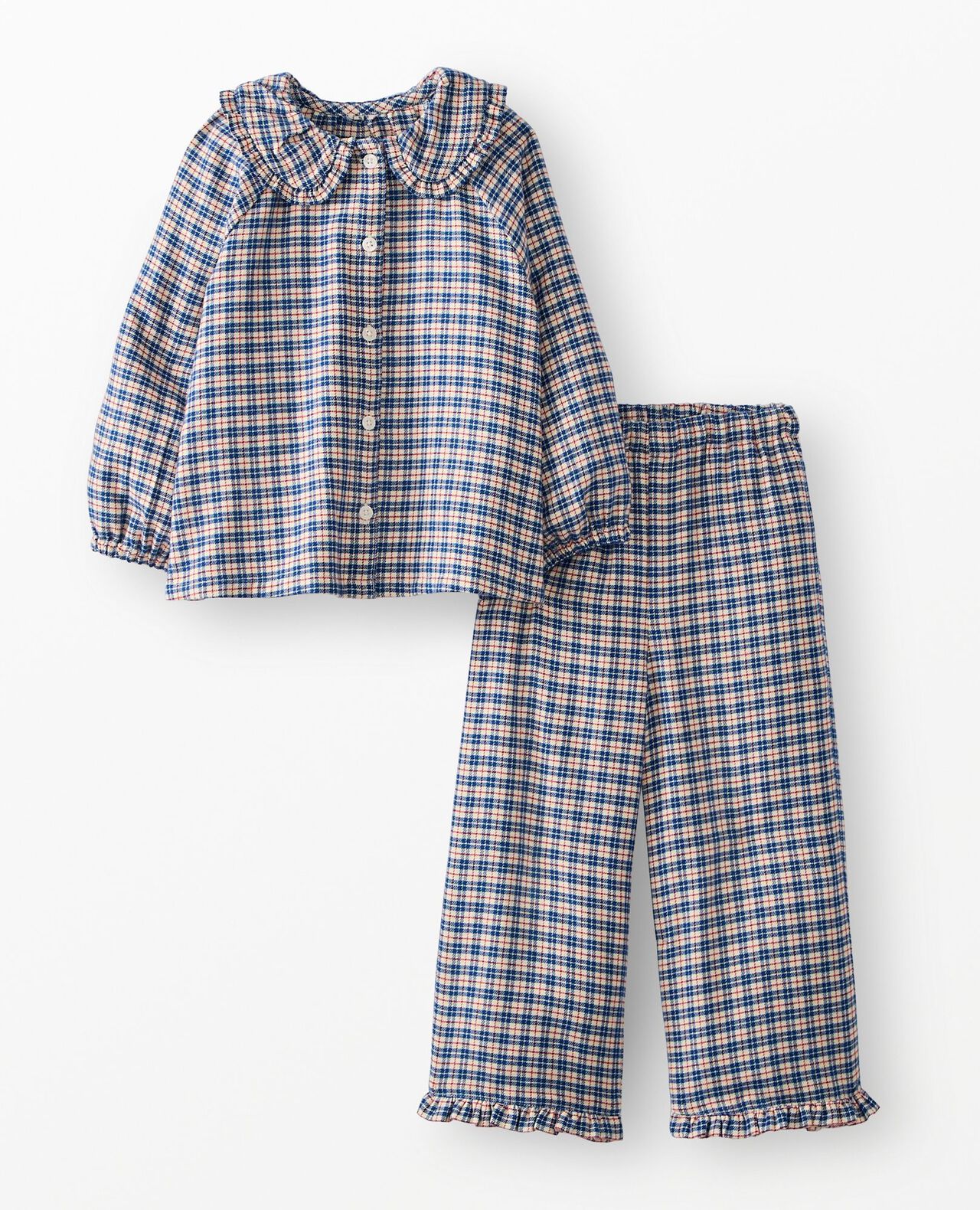 Holiday Flannel Ruffle Pajama Set - Image 2