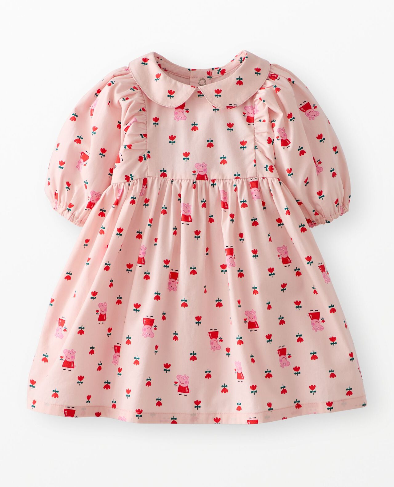 Peppa Pig 3/4 Sleeve Poplin Dress - Image 2