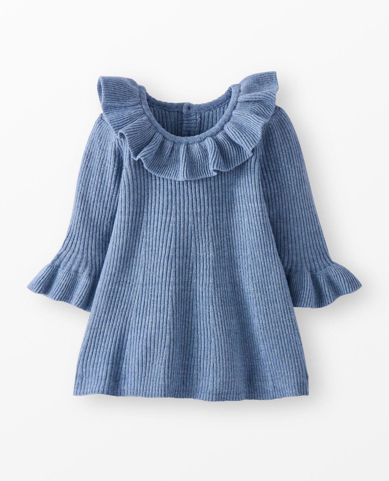 Baby Ruffle Collar Sweater Dress