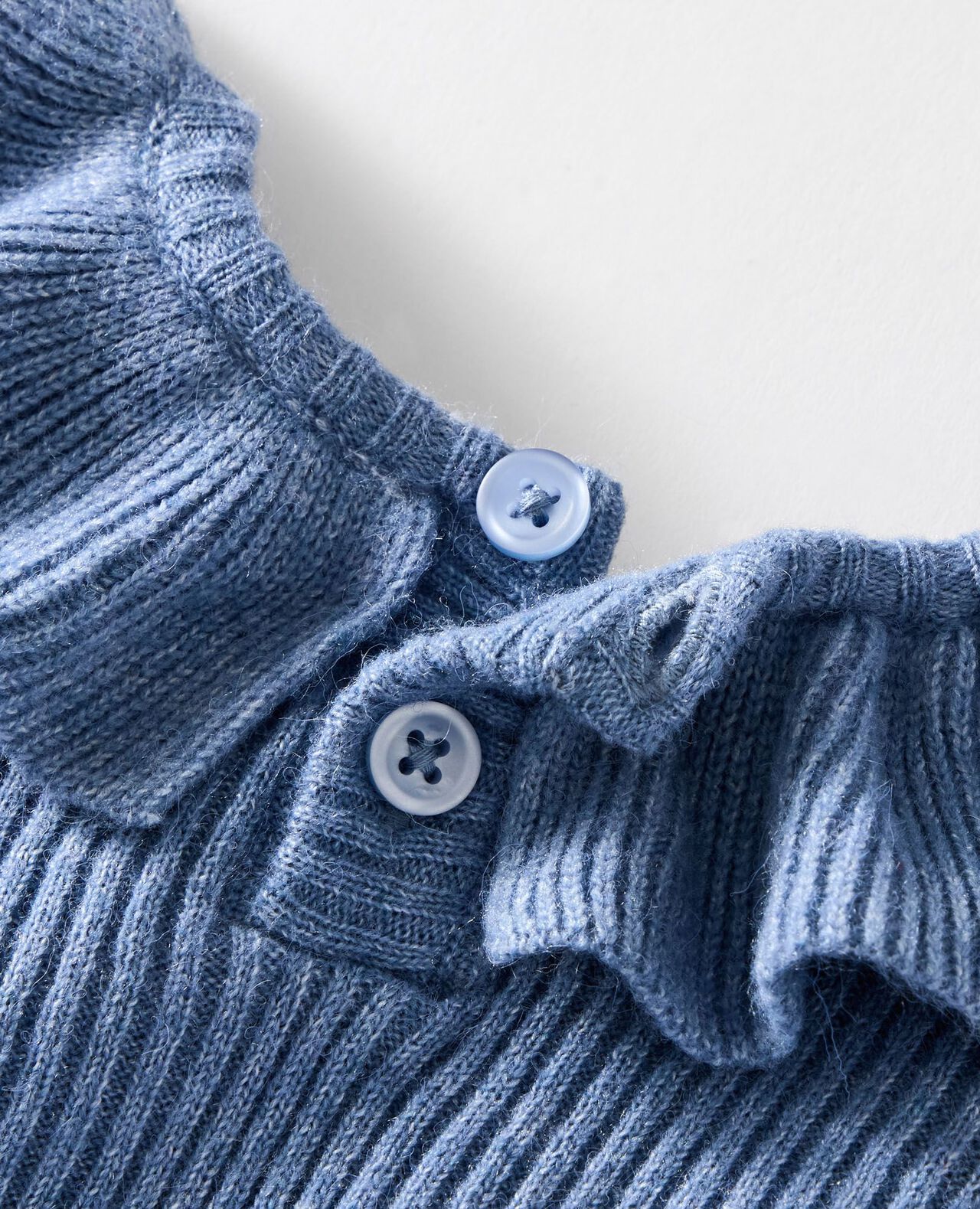 Baby Ruffle Collar Sweater Dress - Image 3