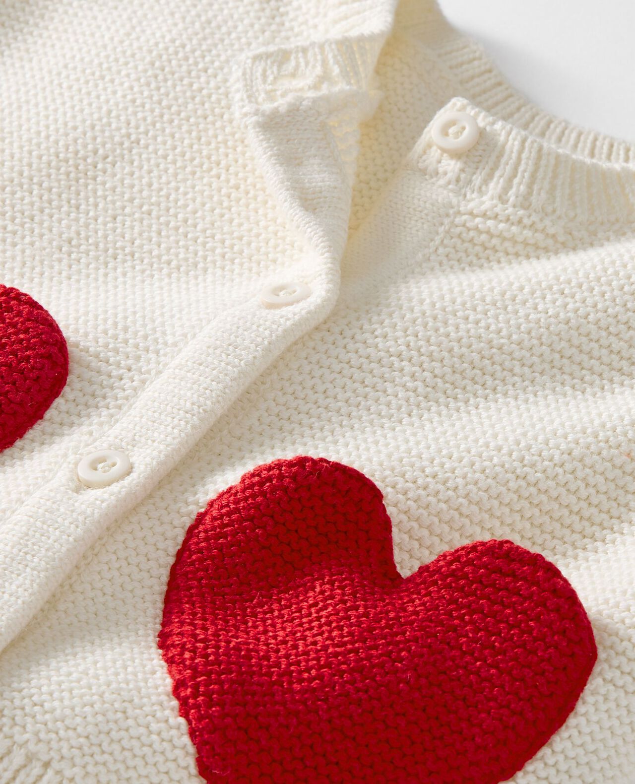 Baby Heart Pocket Cardigan Sweater - Image 3