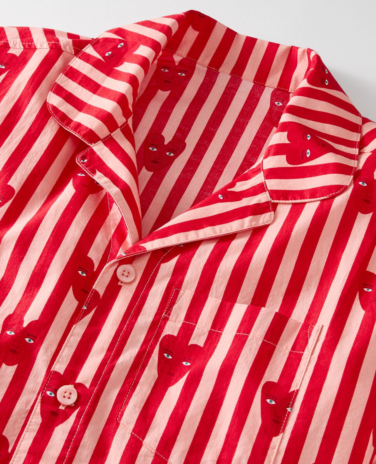 Women's Oeuf Long Sleeve Poplin Pajama Set - Image 3