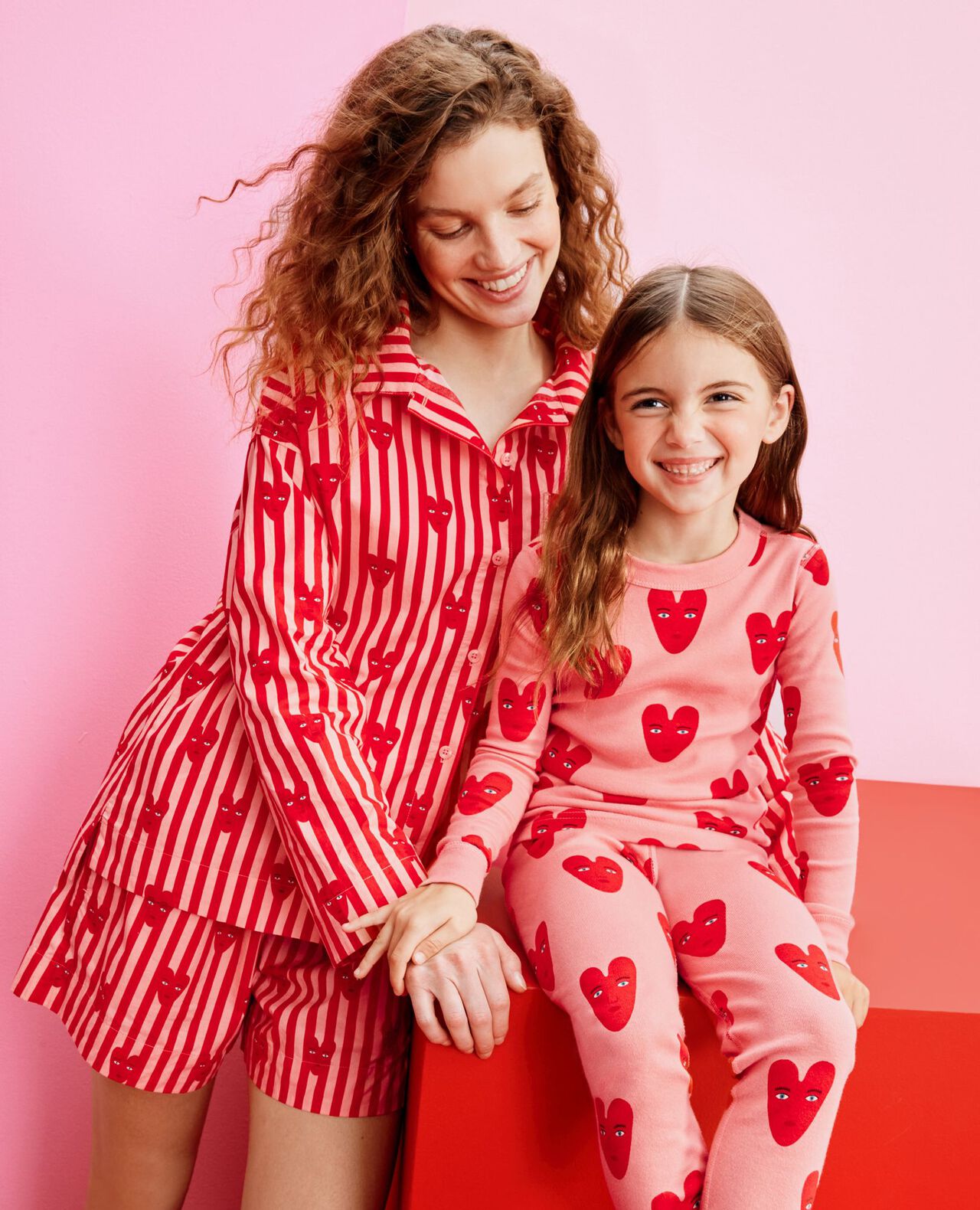 Women's Oeuf Long Sleeve Poplin Pajama Set - Image 5