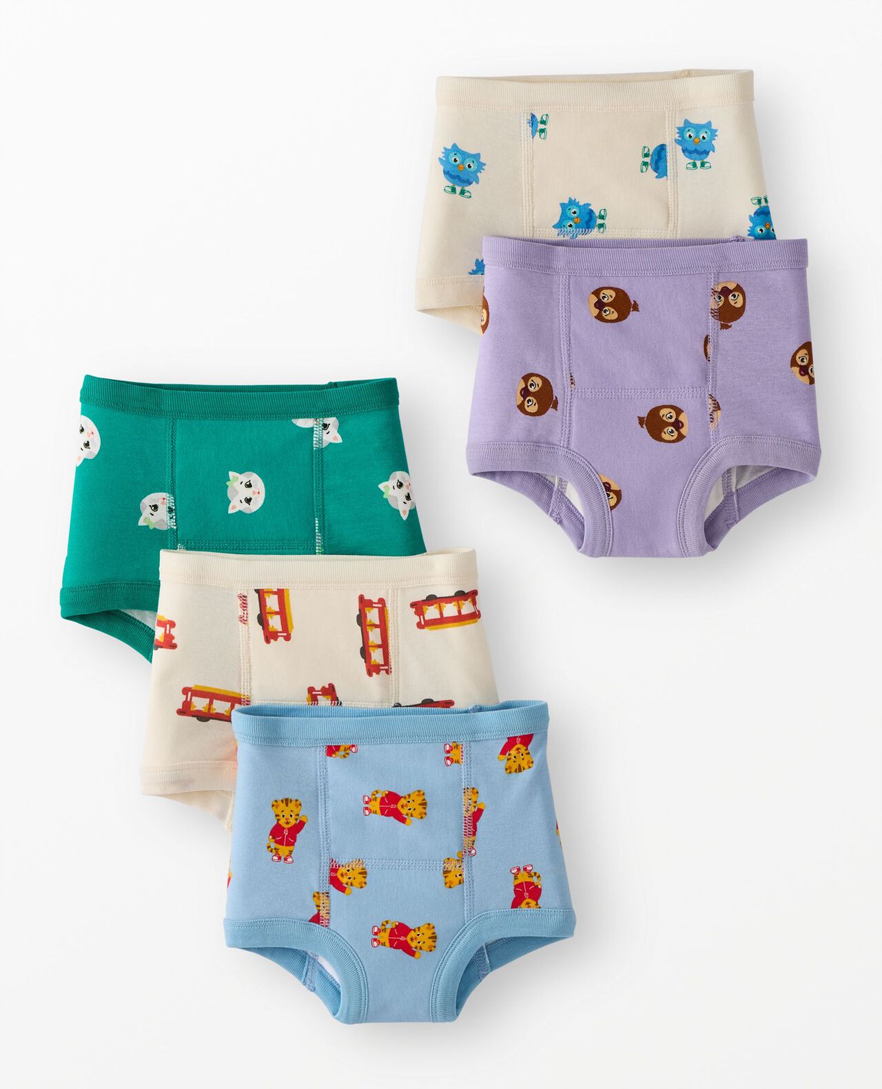 5-Pack Daniel Tiger Organic Cotton Training Underwear
