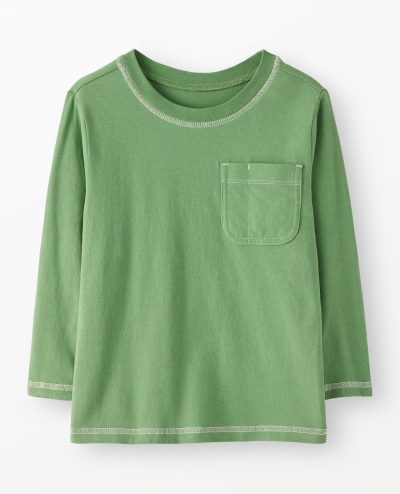 Long Sleeve Relaxed Fit Pocket T-Shirt