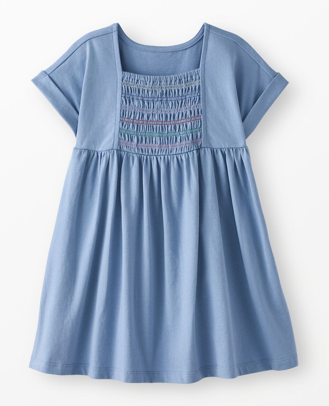 Dolman Sleeve Smocked Dress with Pockets - Image 2