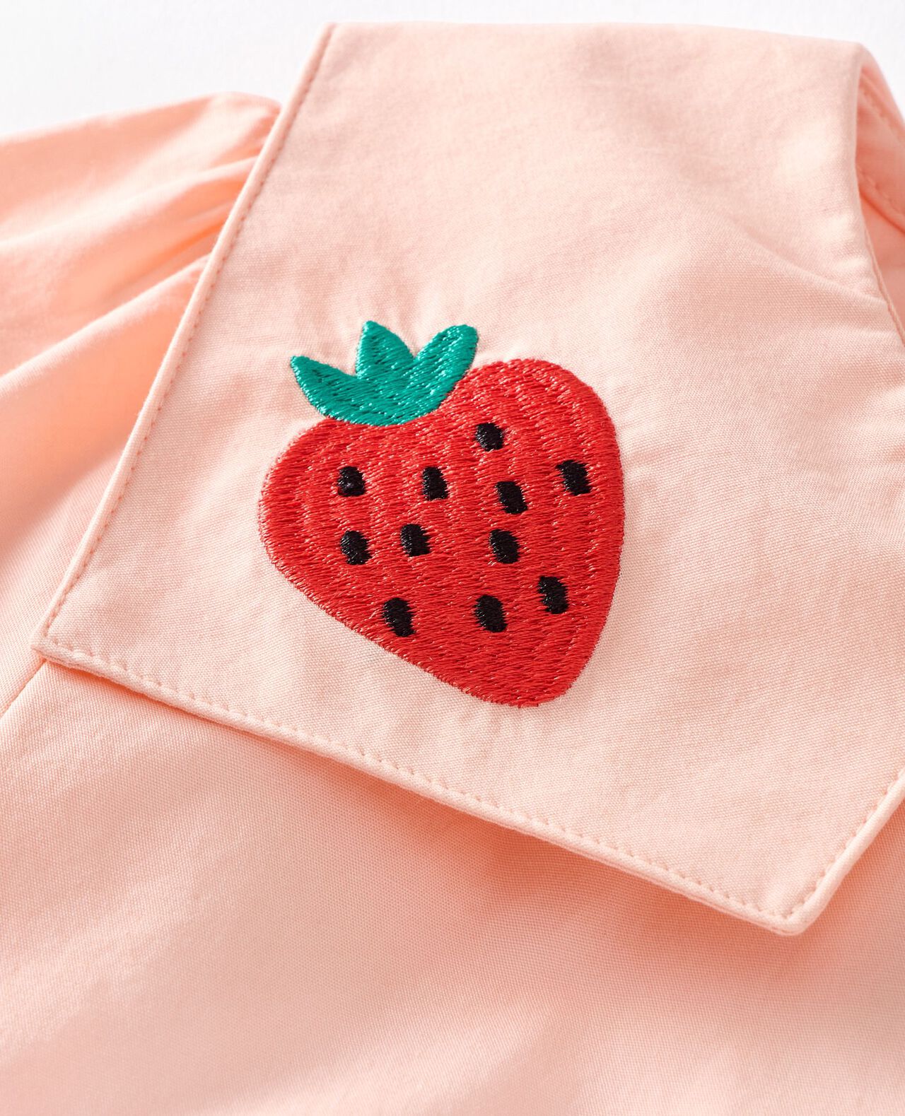 Long Sleeve Poplin Button Up Shirt - Image 3