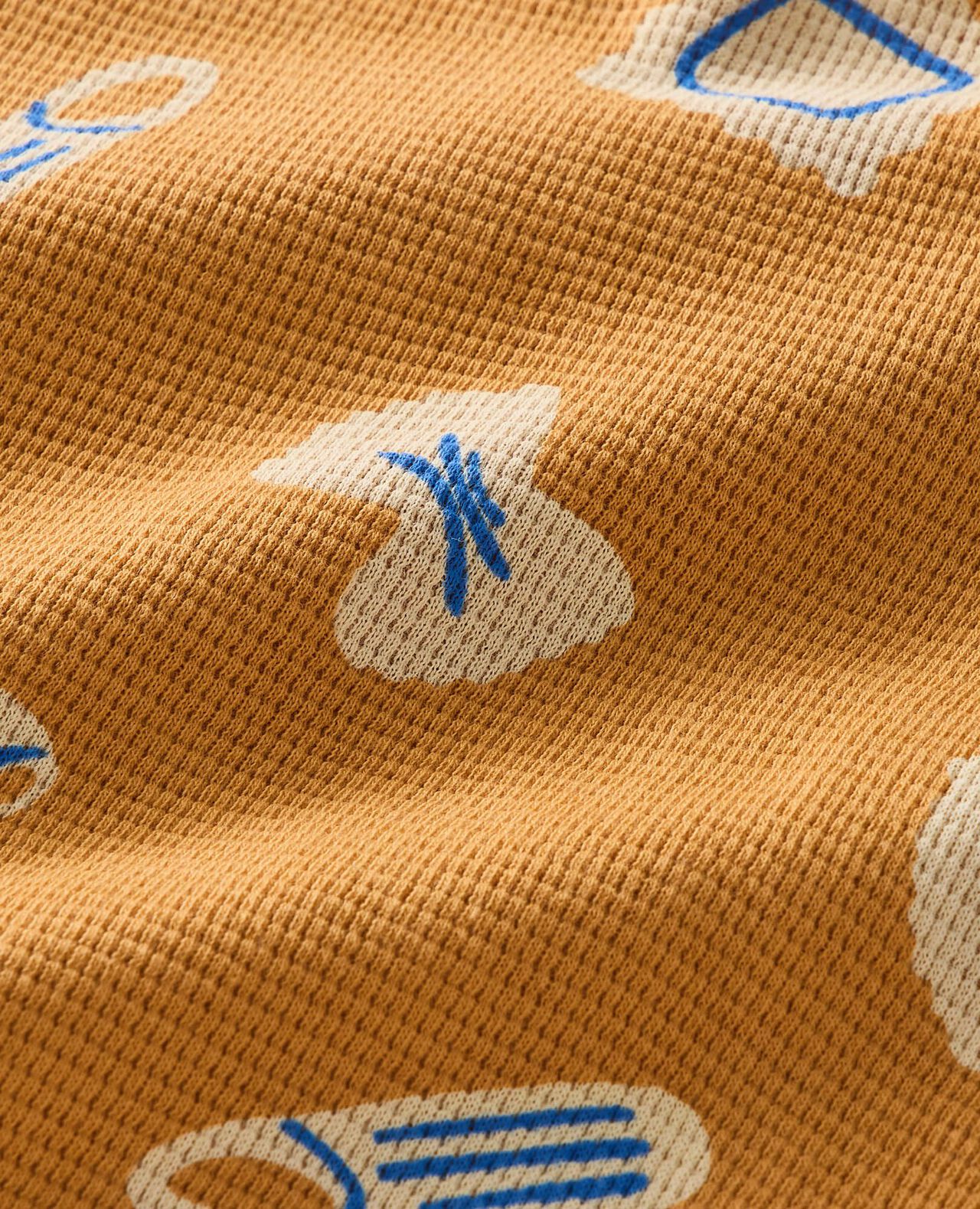 Long Sleeve Waffle Top & Pants Set - Image 2