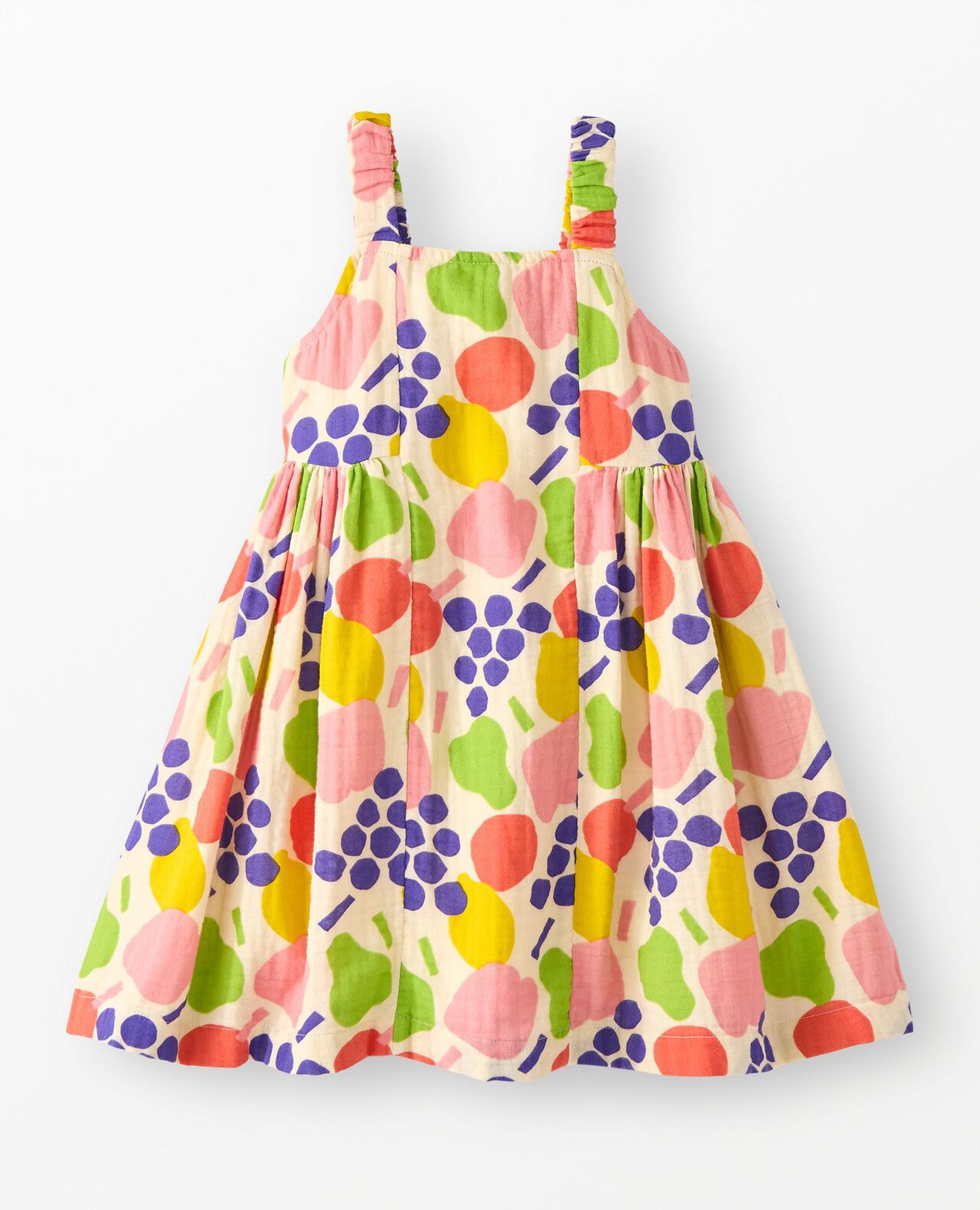 Sleeveless Muslin Dress with Pockets