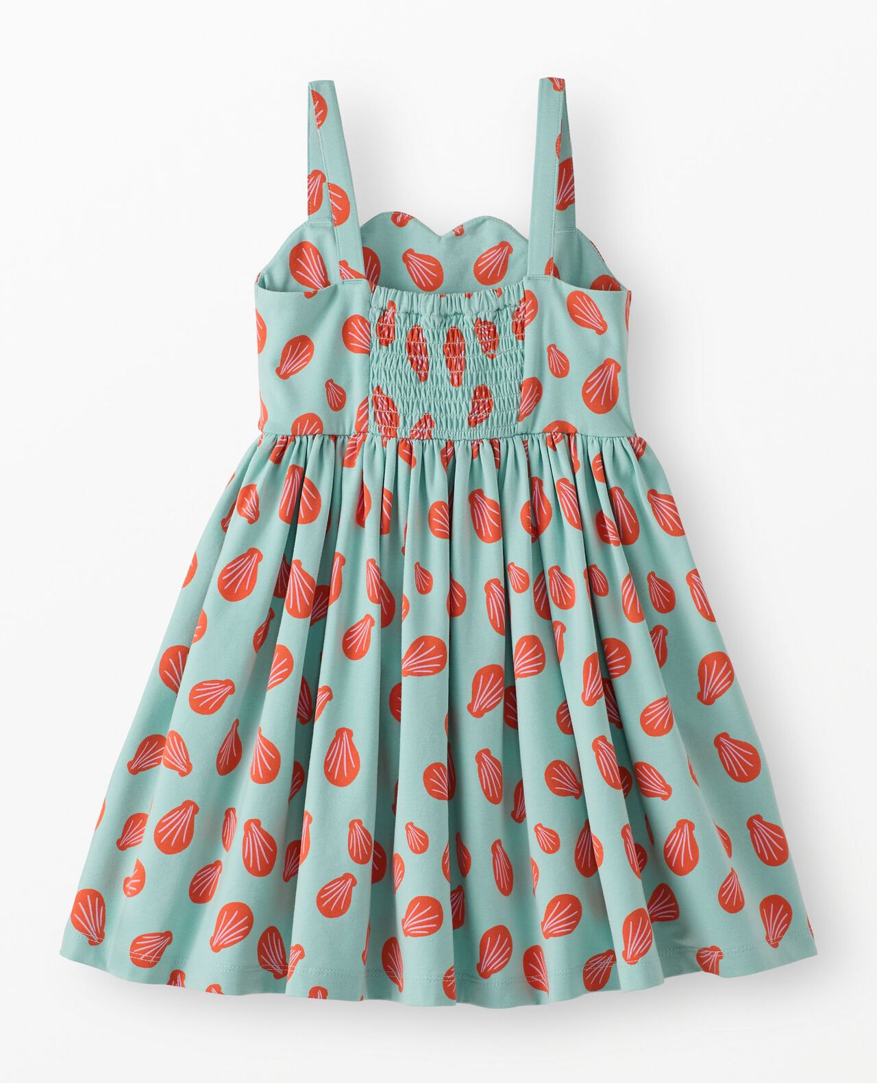Sleeveless Scalloped Skater Dress with Pockets - Image 2