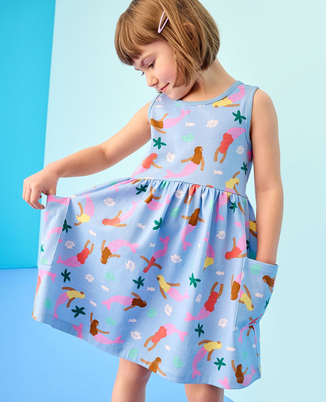 Sleeveless Playground Dress with Pockets