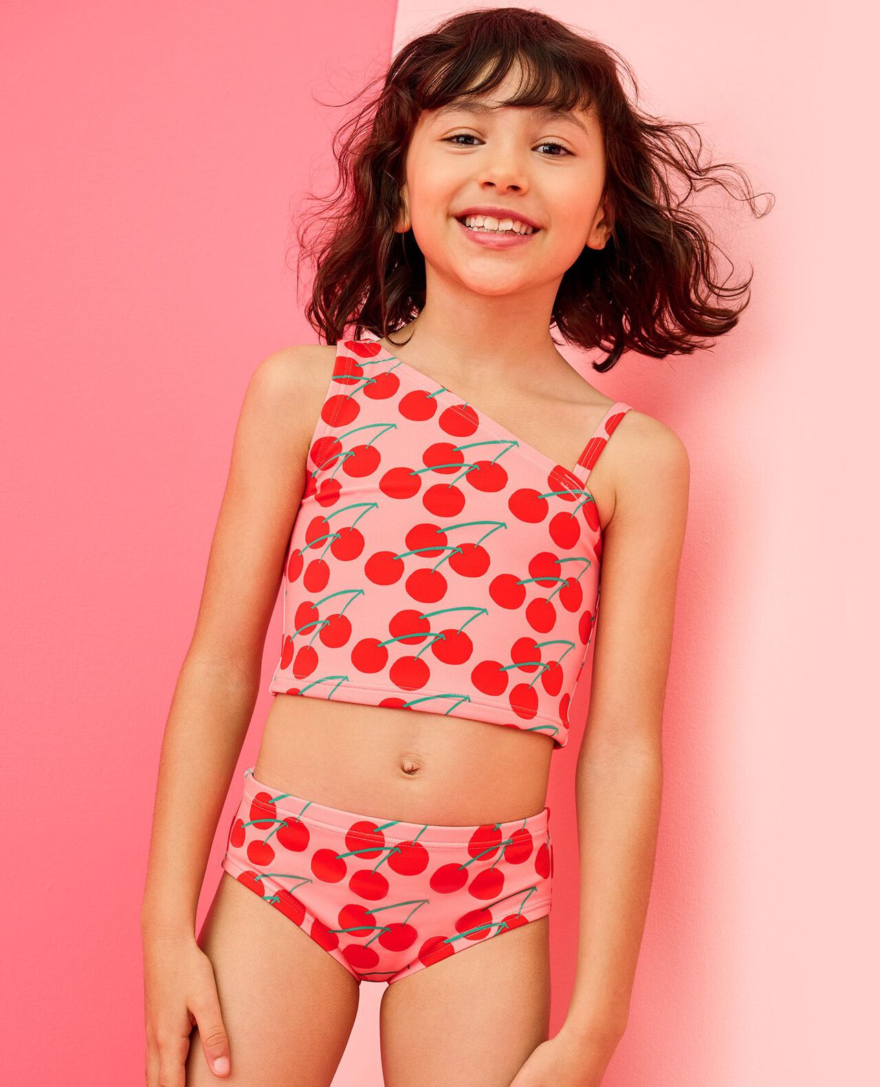Two-Piece Asymmetrical Strap Swimsuit - Image 4