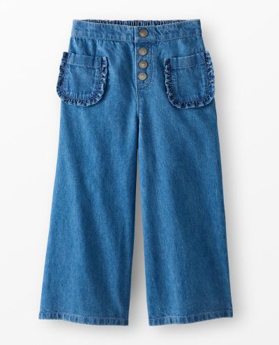 Wide Leg Denim Pants