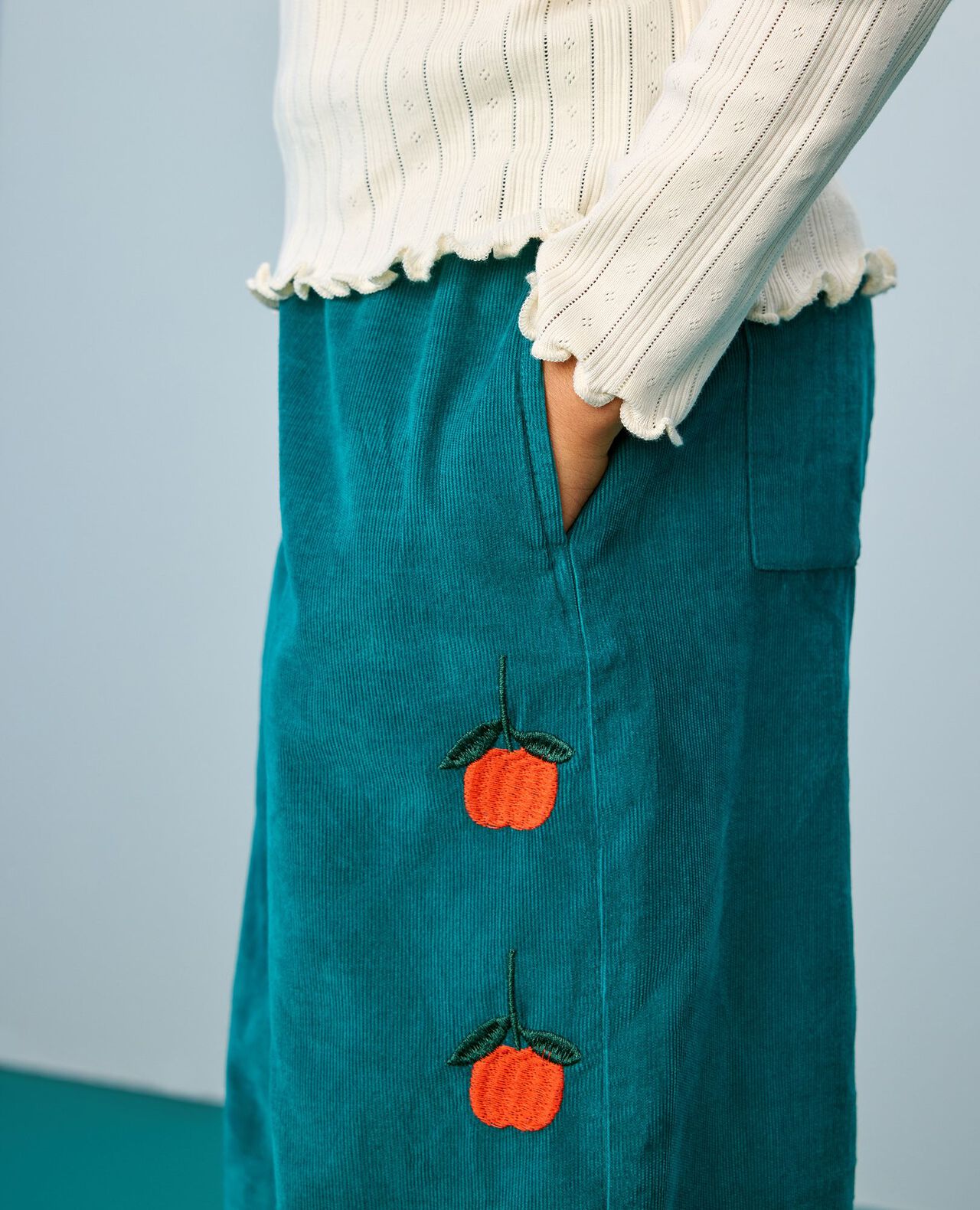 Wide Leg Corduroy Pants - Image 8