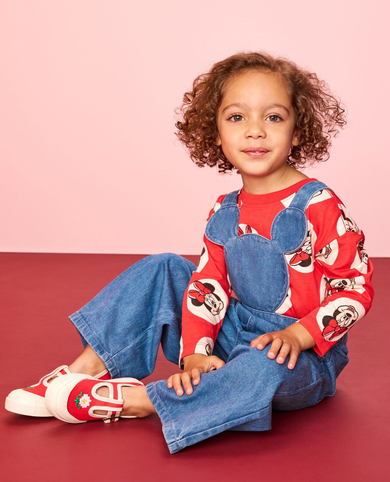 Disney Mickey Mouse Denim Overalls - Image 5