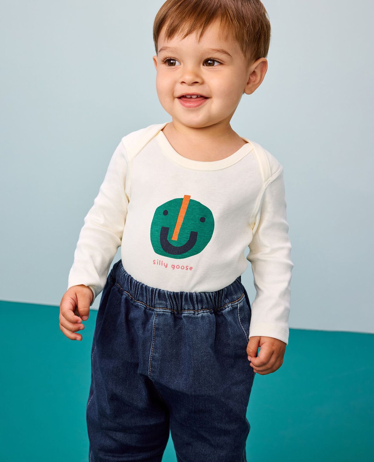 Baby Supersoft Denim Barrel Pants - Image 3