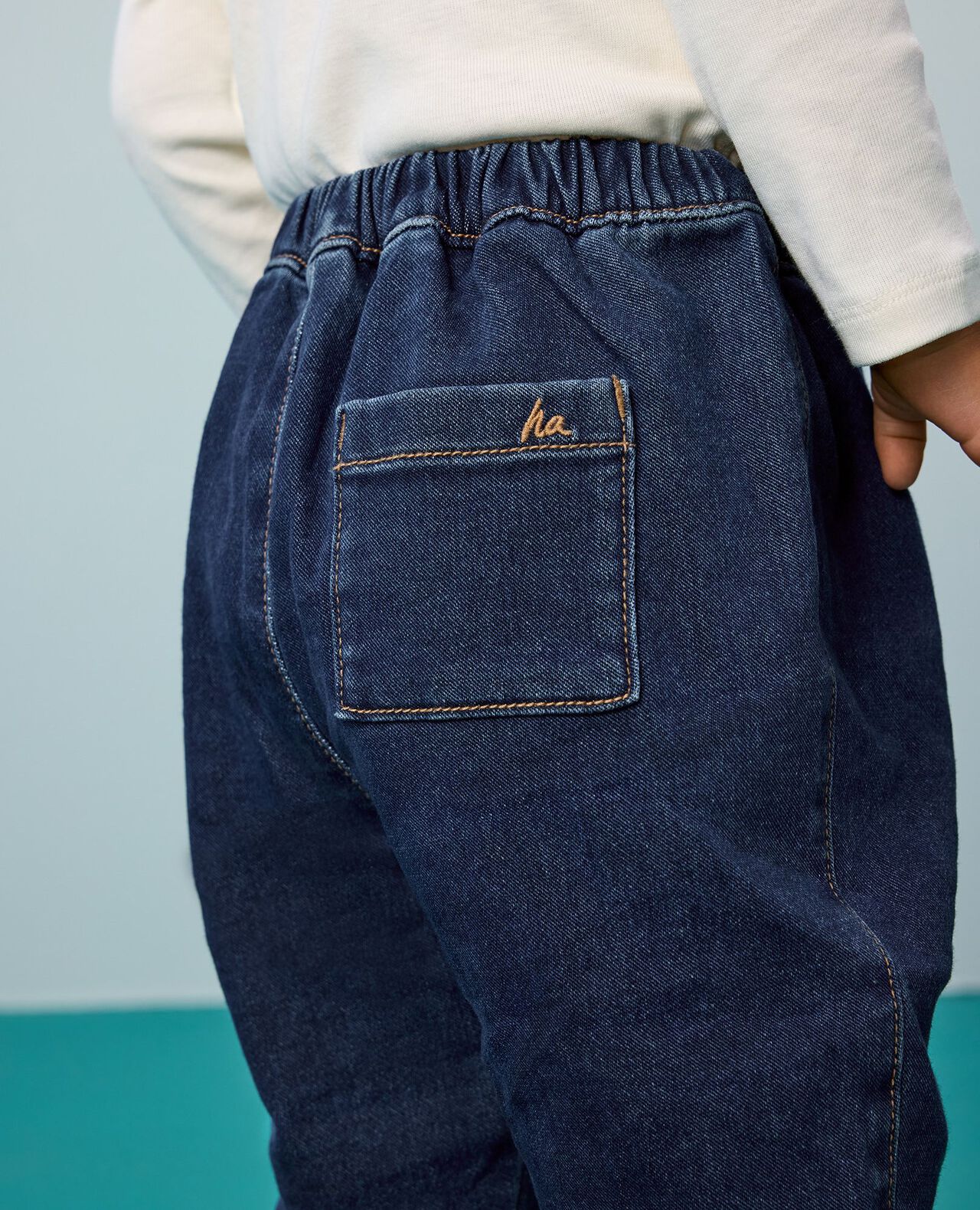 Baby Supersoft Denim Barrel Pants - Image 4
