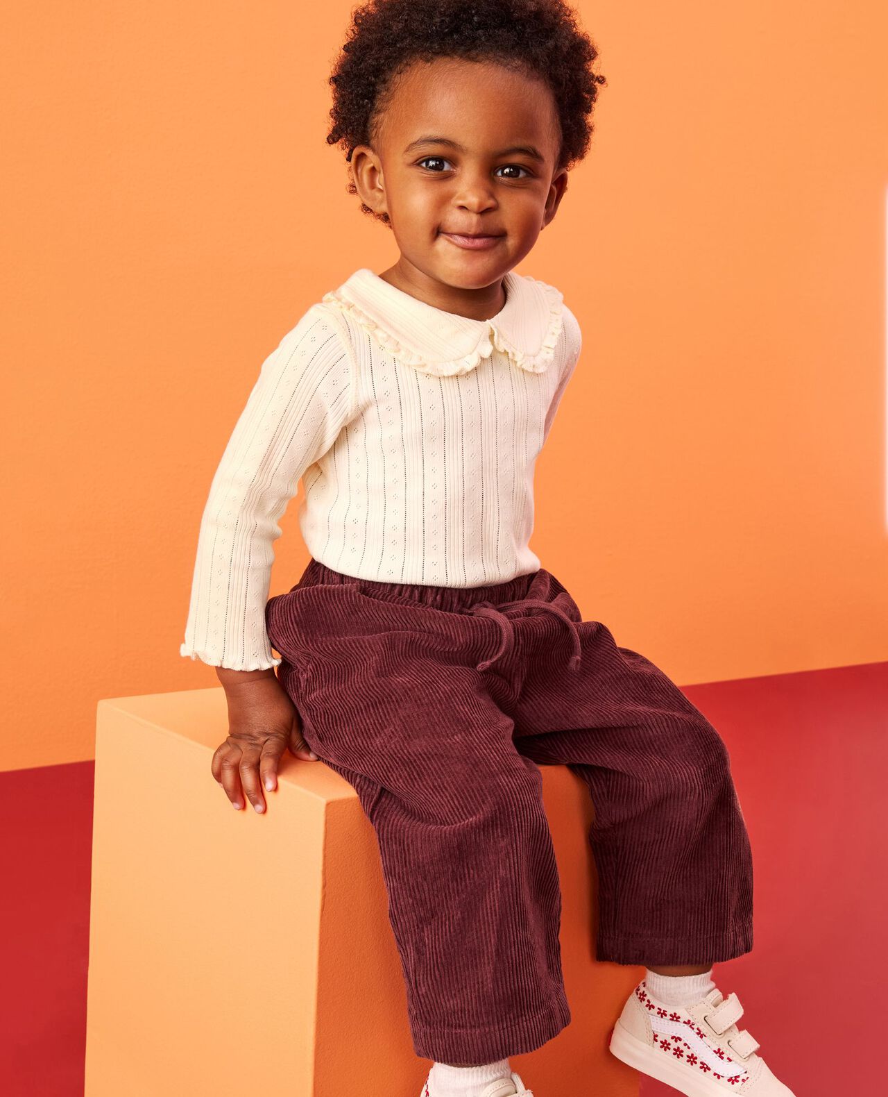 Baby Long Sleeve Pointelle Bodysuit - Image 3